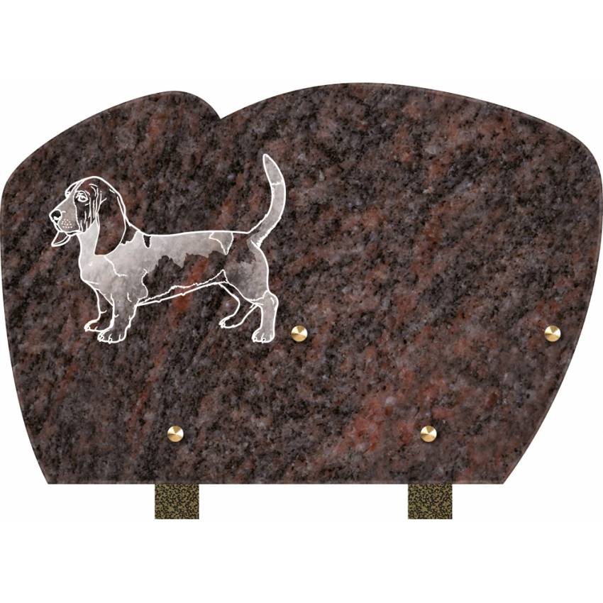 Stylish remarkable Granite plaque.