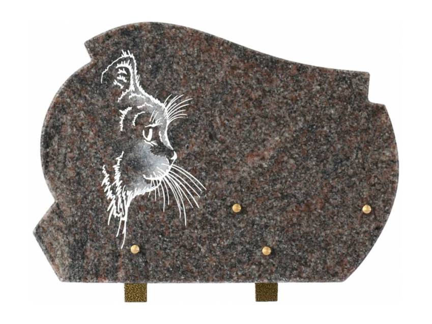 Modern artistic granite plaque.