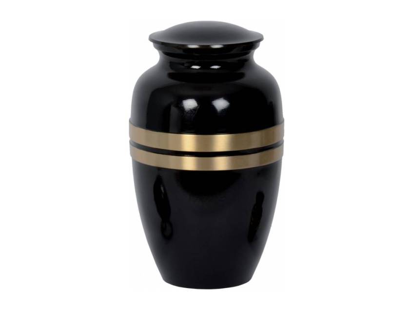 Brass urn, singular, 3.5 liters.