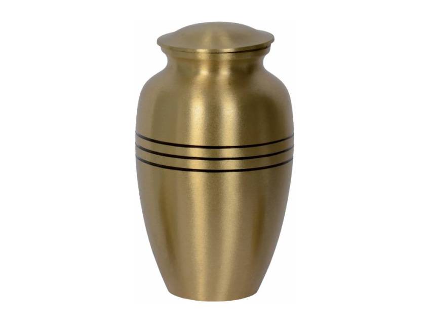 Brass urn for memory, 3.5 liters.