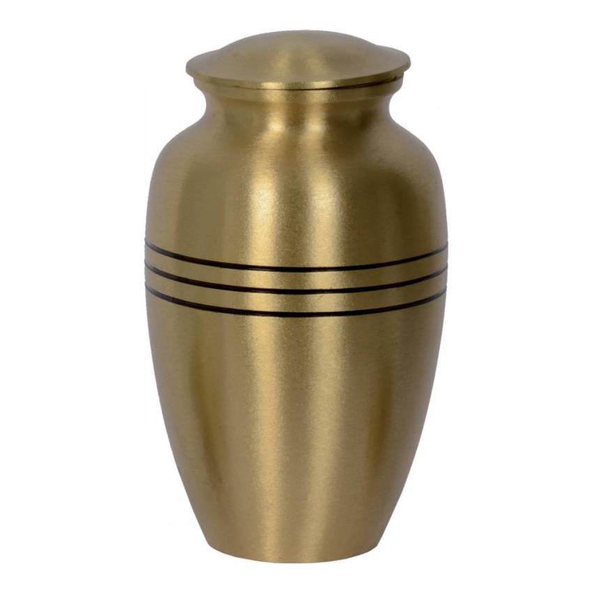 Brass urn for memory, 3.5 liters.