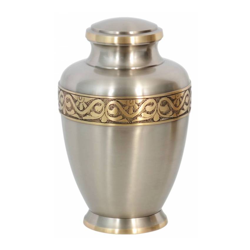 Symbolic brass urn, 3.5 liters.