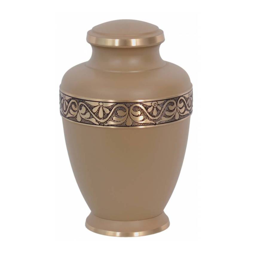 Symbolic brass urn, 3.5 liters.