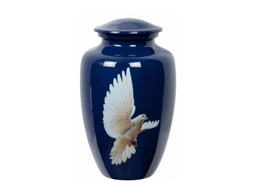 Aluminum urn, 4 liter container.