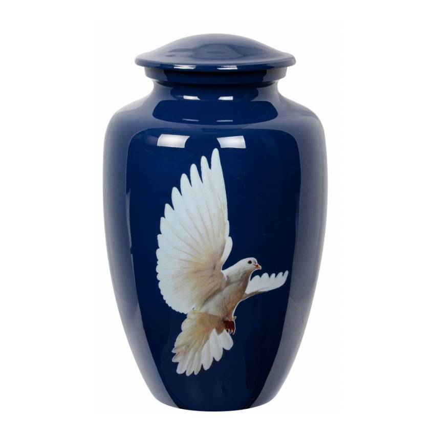 Aluminum urn, 4 liter container.