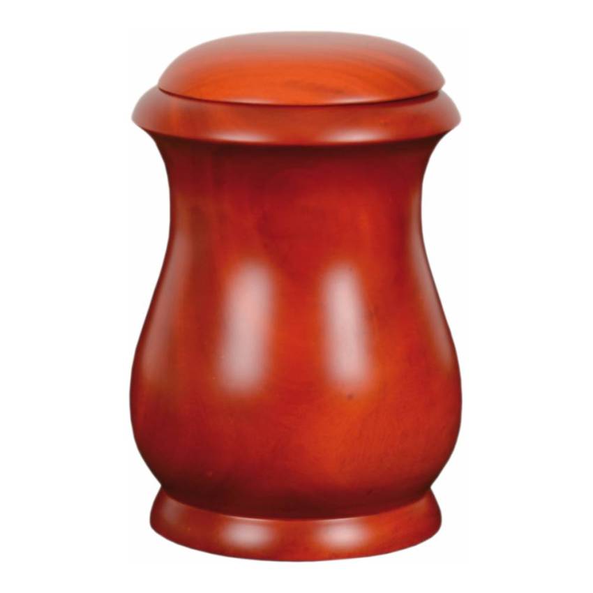 Aesthetic wooden urn 3.2 liters.