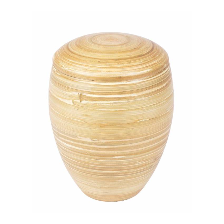 Harmonious 4-liter bamboo urn.