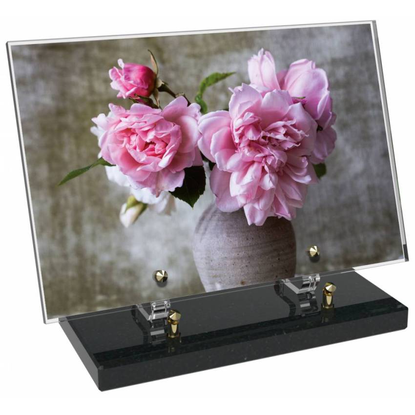 Romantic Rectangular Plexiglas Plaque.