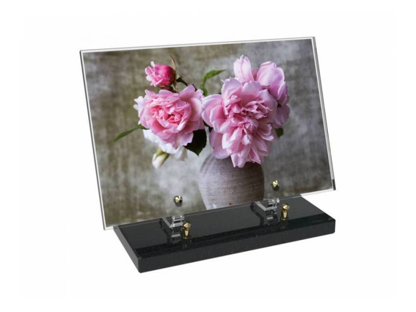 Romantic Rectangular Plexiglas Plaque.