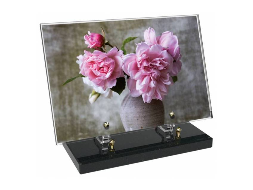 Romantic Rectangular Plexiglas Plaque.