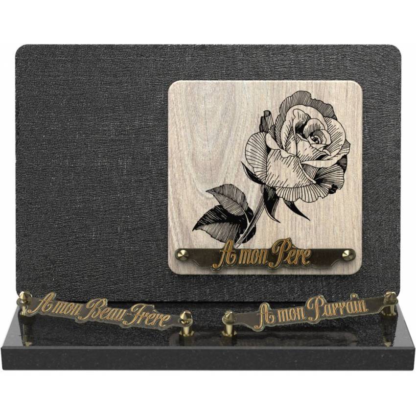 Elvoria funeral plaque