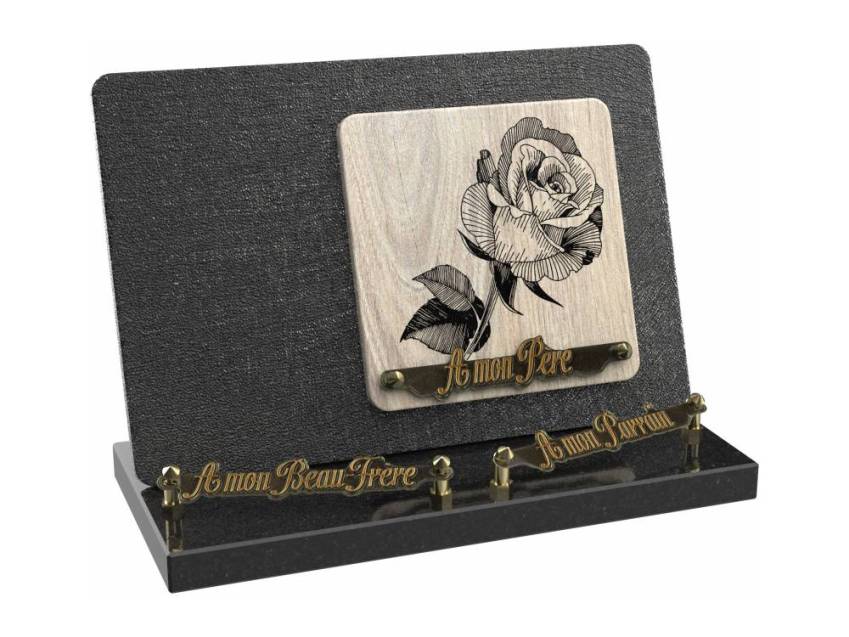 Elvoria funeral plaque