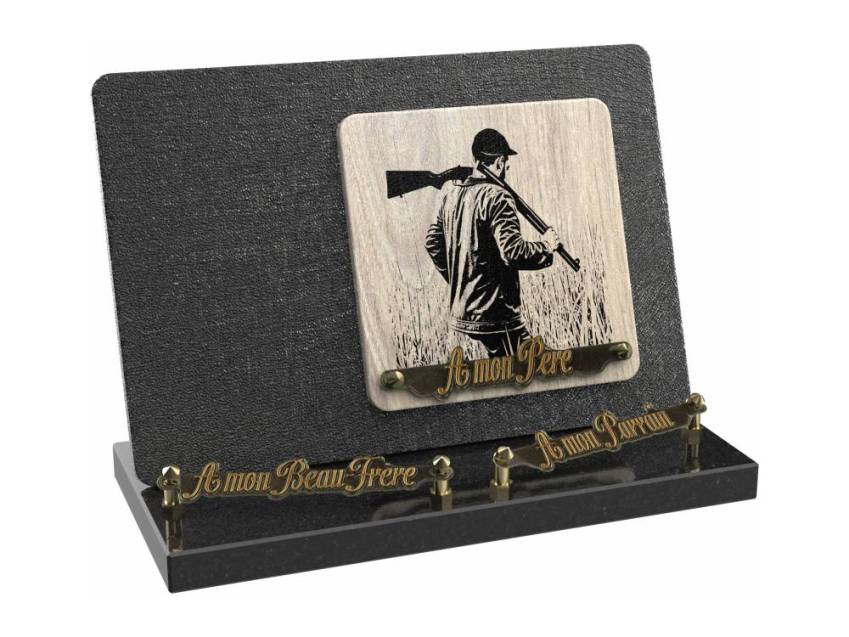 Elvoria funeral plaque