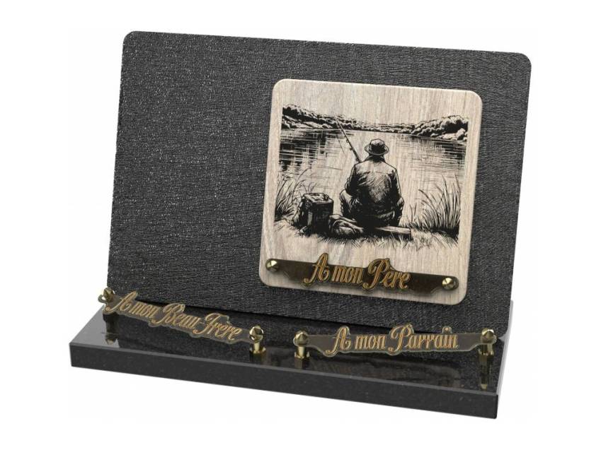 Elvoria funeral plaque