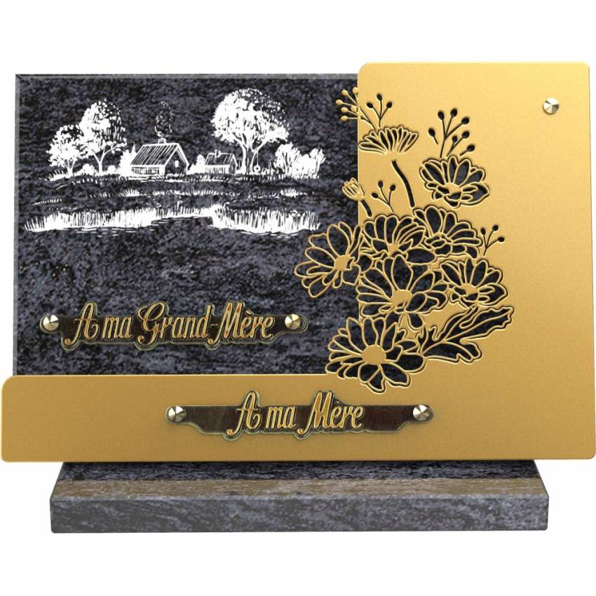 Plaque pour tombe currentix