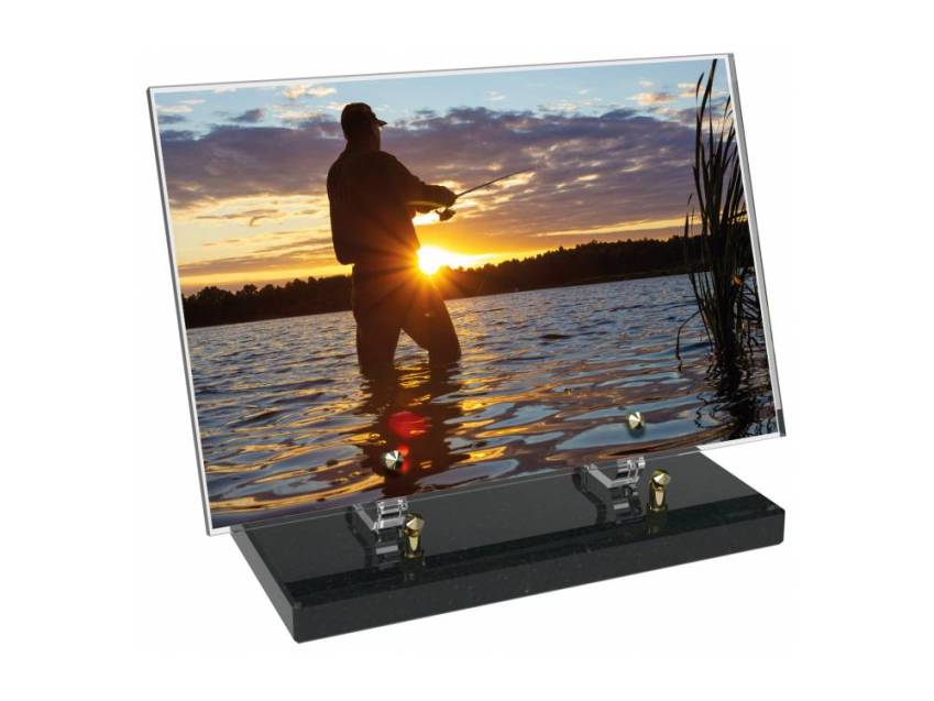 Peach Rectangle Plexiglas Plate