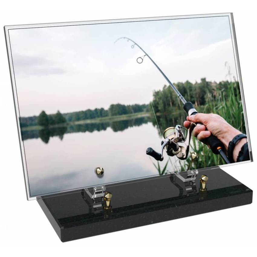 Peach Rectangle Plexiglas Plate