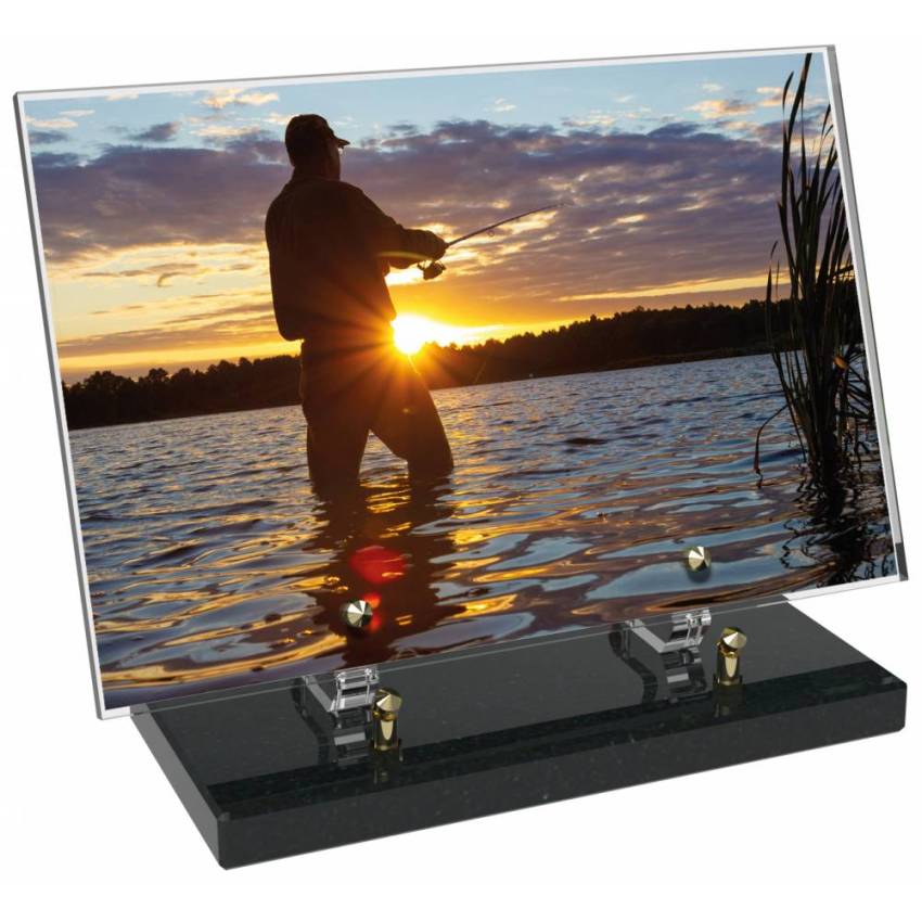 Peach Rectangle Plexiglas Plate