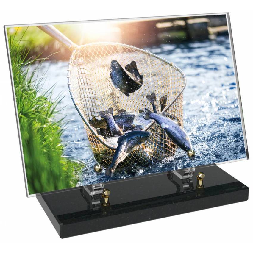 Peach Rectangle Plexiglas Plate