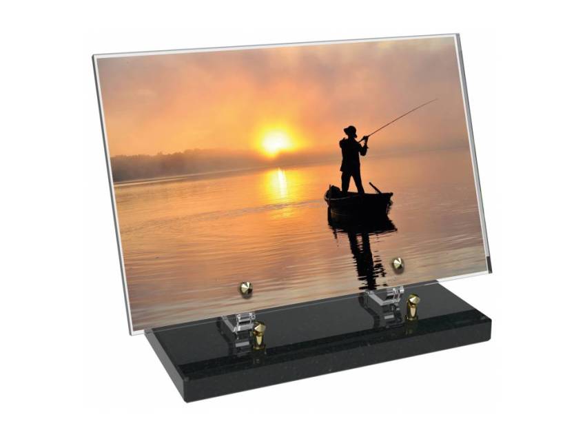Peach Rectangle Plexiglas Plate