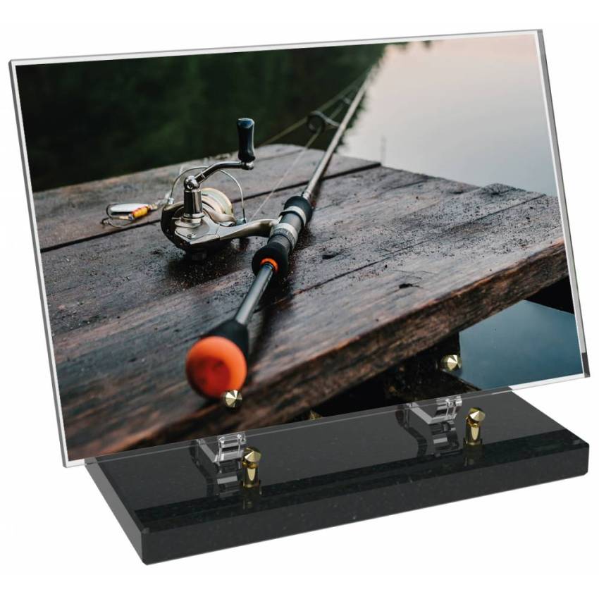 Peach Rectangle Plexiglas Plate