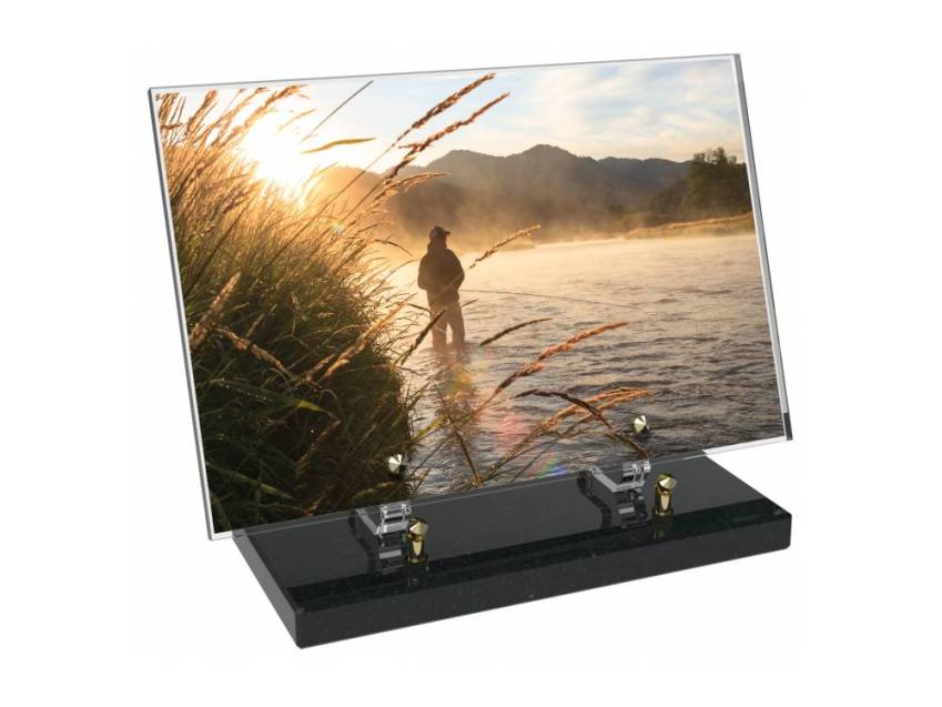 Peach Rectangle Plexiglas Plate