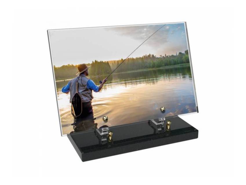Peach Rectangle Plexiglas Plate