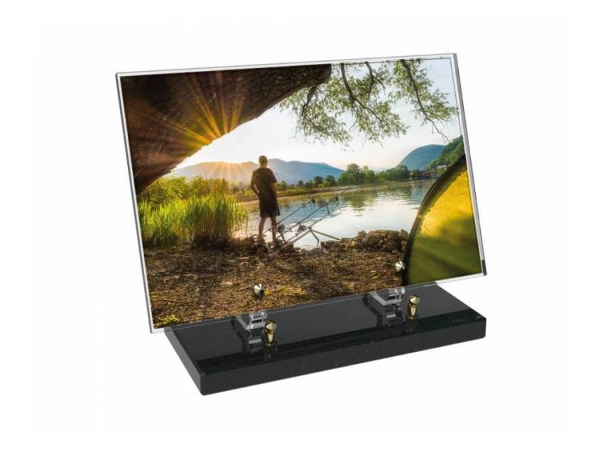 Peach Rectangle Plexiglas Plate