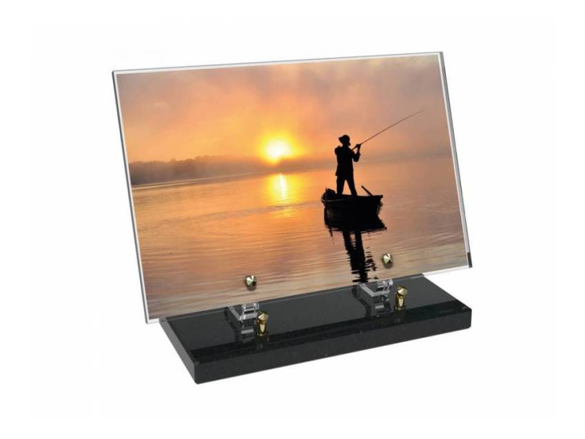 Peach Rectangle Plexiglas Plate