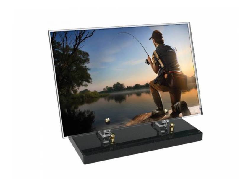 Peach Rectangle Plexiglas Plate