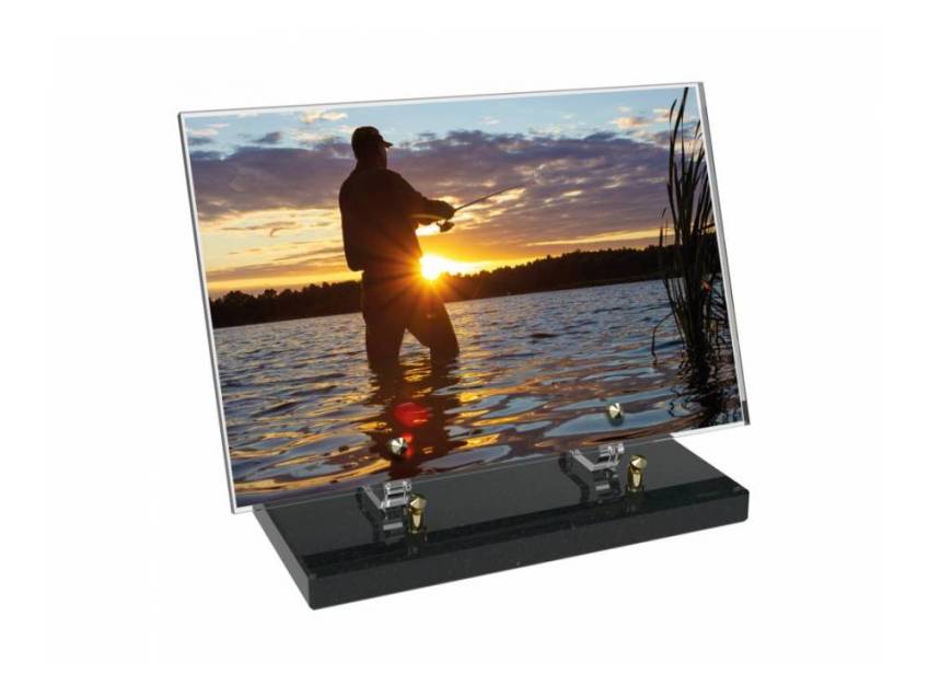 Peach Rectangle Plexiglas Plate