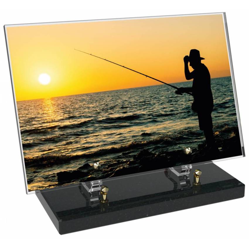 Peach Rectangle Plexiglas Plate