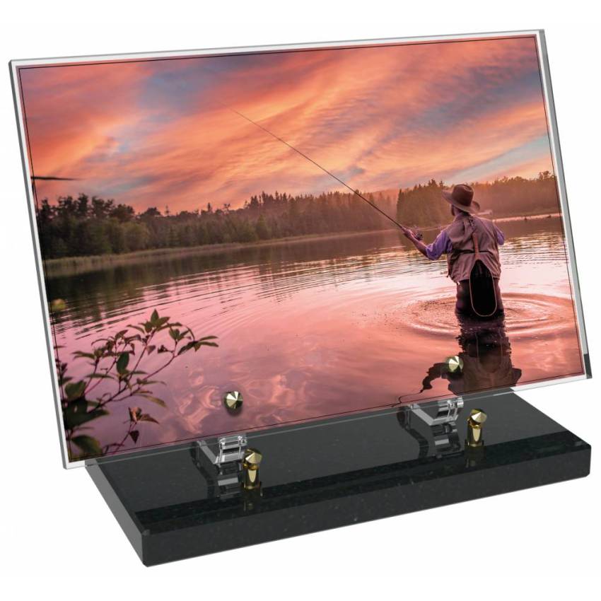 Peach Rectangle Plexiglas Plate