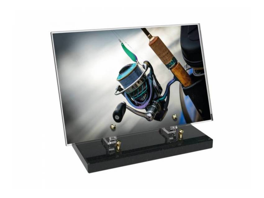 Peach Rectangle Plexiglas Plate
