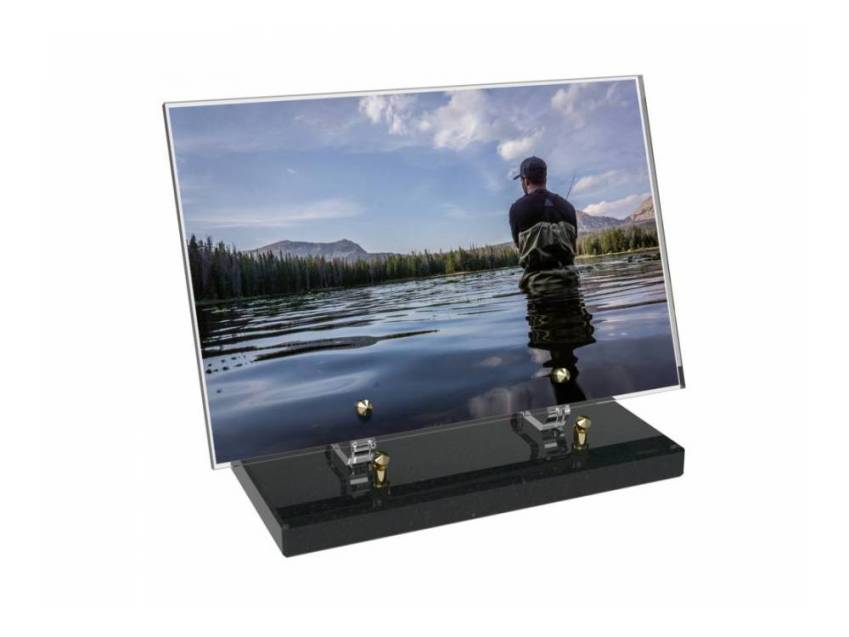 Peach Rectangle Plexiglas Plate