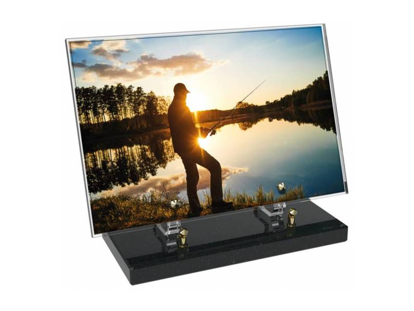 Peach Rectangle Plexiglas Plate