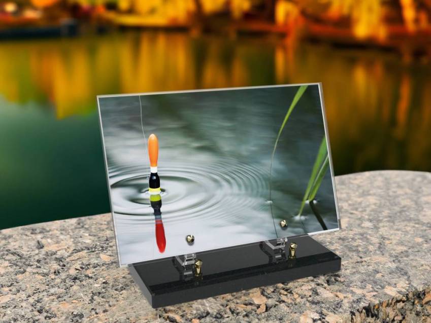 Peach Rectangle Plexiglas Plate
