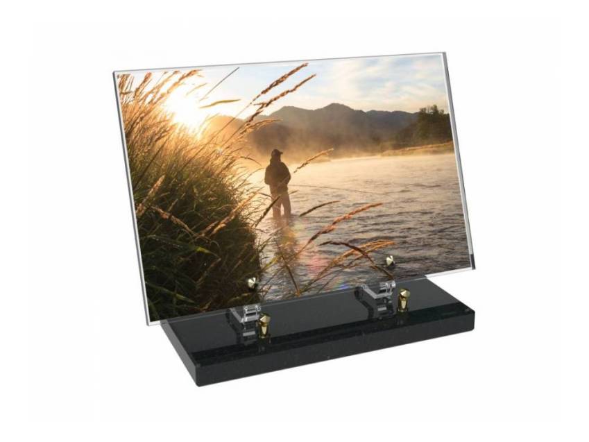 Peach Rectangle Plexiglas Plate