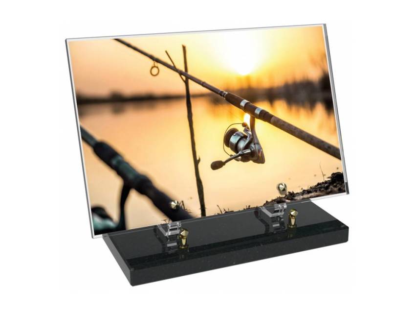 Peach Rectangle Plexiglas Plate