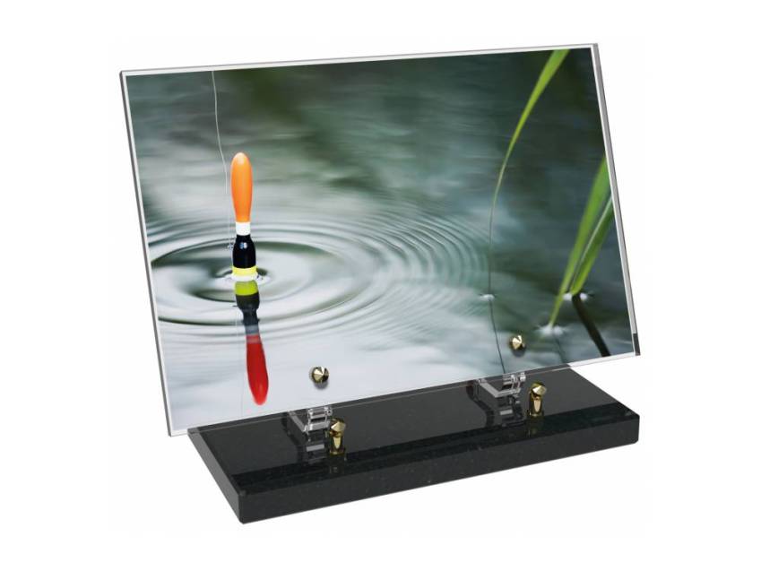 Peach Rectangle Plexiglas Plate