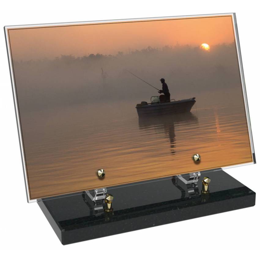 Peach Rectangle Plexiglas Plate
