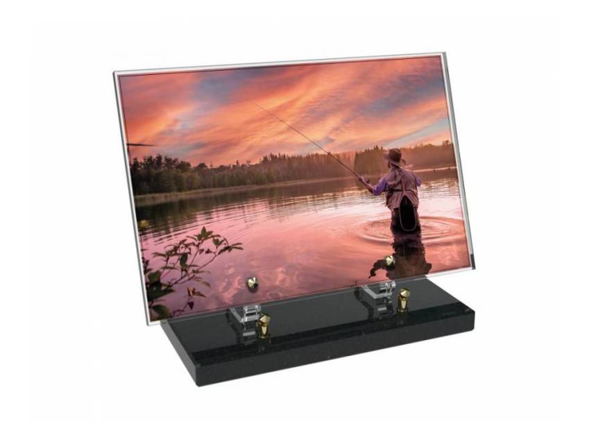 Peach Rectangle Plexiglas Plate