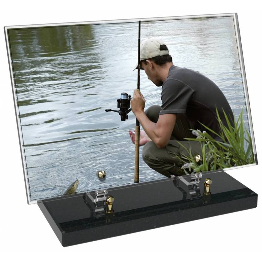 Peach Rectangle Plexiglas Plate