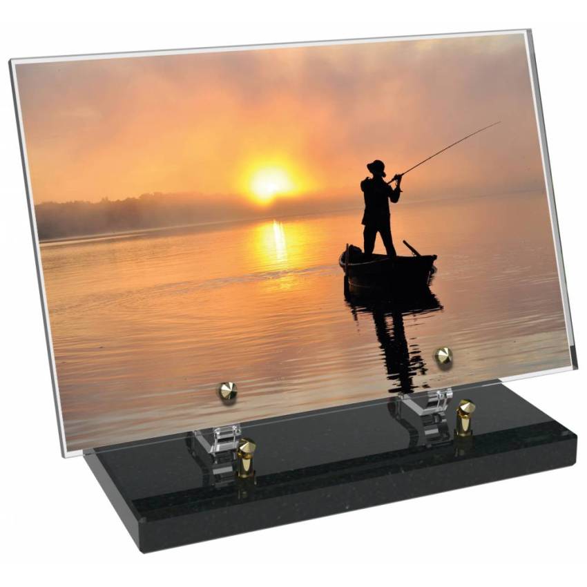 Peach Rectangle Plexiglas Plate