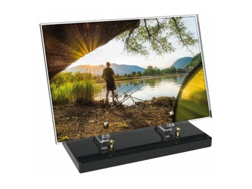 Peach Rectangle Plexiglas Plate