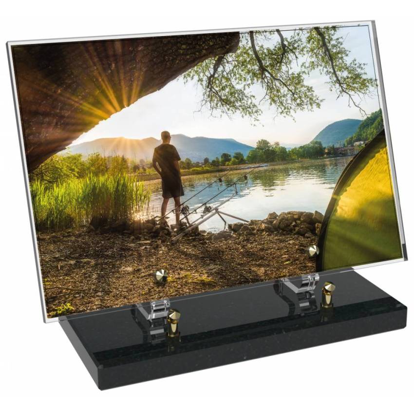 Peach Rectangle Plexiglas Plate
