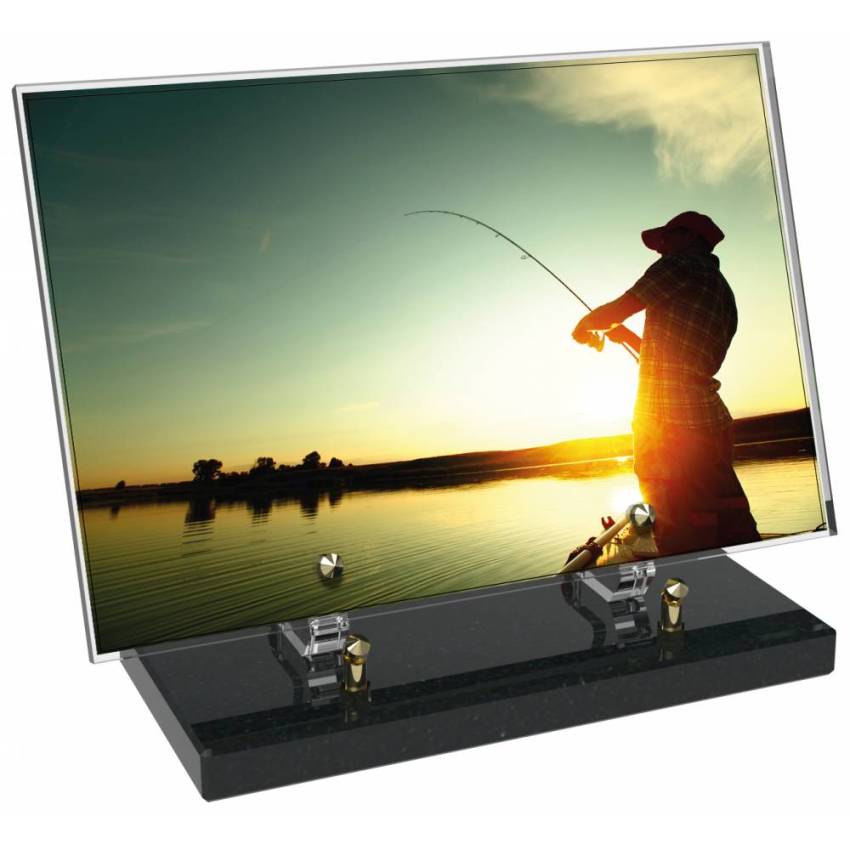 Peach Rectangle Plexiglas Plate
