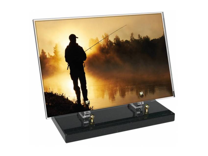 Peach Rectangle Plexiglas Plate