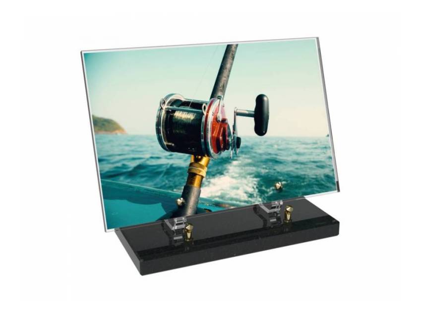 Peach Rectangle Plexiglas Plate