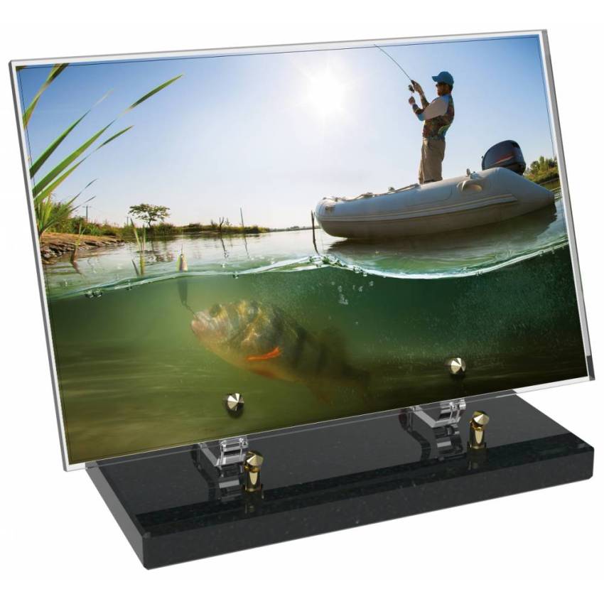 Peach Rectangle Plexiglas Plate